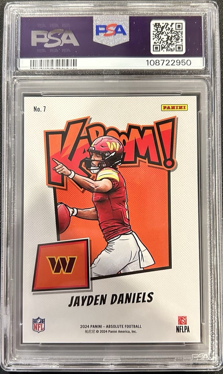 2024 Panini Absolute - Kaboom! Horizontal Jayden Daniels #7 (RC