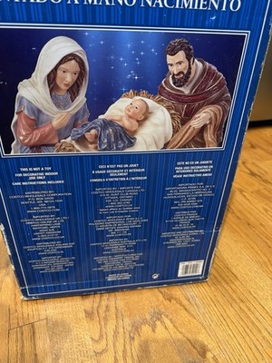 Kirkland Signature Hand-Painted Christmas Nativity 13-Piece Set