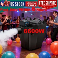 6000W Dry Ice Fog Machine,Low Lying Smoke Professional Stage Effect Fogger 