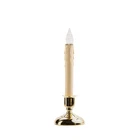 IMC Cape Cod LED Window Candle with Dusk-to-Dawn Sensor, Brass, 9.5in