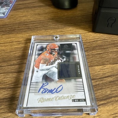 2025 Panini Luminance Rome Odunze /100 Patch Auto #AJY-ROD