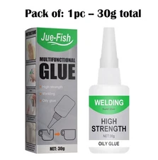 Welding High Strength Oily Mighty Instant Glue Adhesive Waterproof Glue 30ML USA