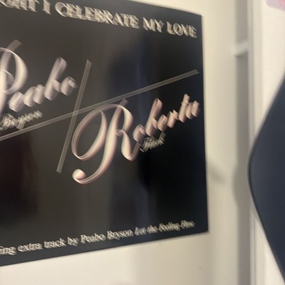 Peabo Bryson--Roberta flack--tonight i celebrate my love--CL 302