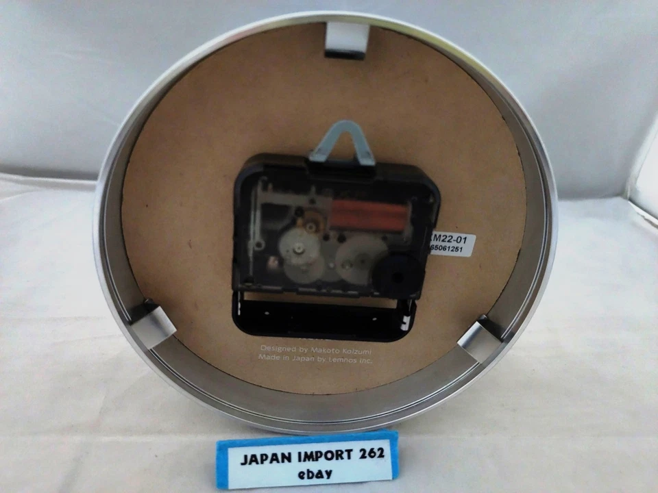 Lemnos Wall Clock kehai Analog White KM22-01 (130 x 55mm) - Image 3 of 4