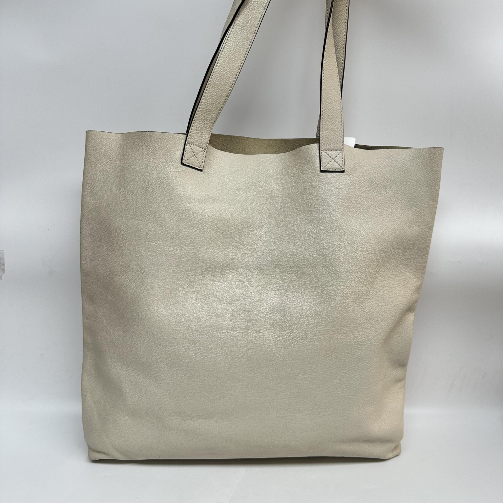 White Web Sherry Logo Print Tote Bag - ## image 2