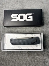 SOG Flash AT MK3 Partially Serrated Folding Knife - Urban Grey (11-18-06-41)