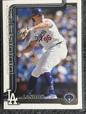 2025 Topps Series 2 Landon Knack Canvas Parallel /50 Los Angeles Dodgers #531
