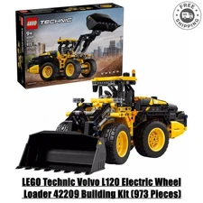 LEGO Technic Volvo L120 Electric Wheel Loader 42209 Building Kit (973 Pieces)