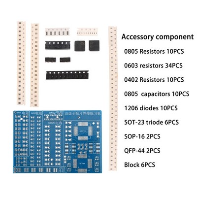 Löten Übungsboard SMD SMT Schweißpraxis DIY Trainingsset Elektronik