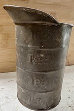 Vintage Tin 1 Quart Liquid Measuring Pitcher Cup Antique Farmhouse Barn Find