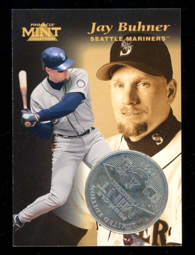 1997 Pinnacle Mint Collection Jay Buhner Coin Solid Silver #30 UX3127