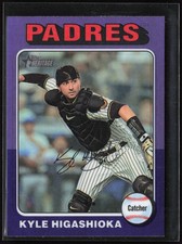 2024 Topps Heritage #10 Kyle Higashioka Chrome Purple Refractor