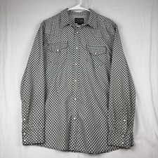 Gibson Trading Company Pearl Snap Shirt Long Sleeve Western Mens Large L
