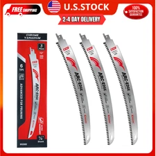 EZARC Japanese Teeth Reciprocating Saw Blades 12 Inch, Arc Edge Wood Pruning Saw