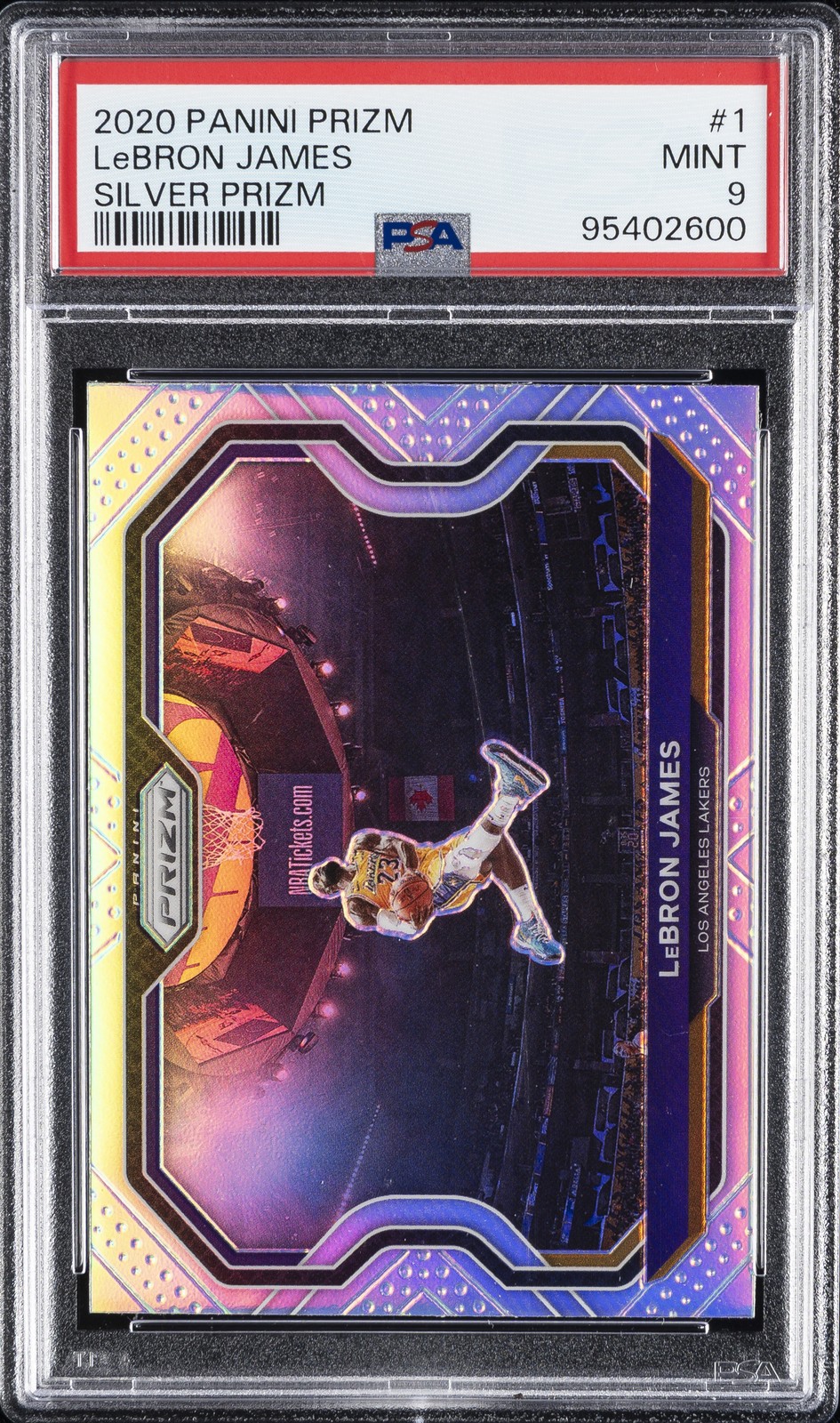 LeBron James Silver Prizm #1
