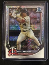 🔥Luke Keaschall 2025 Bowman Chrome #61 Mojo Prospect RC Mega Box Twins