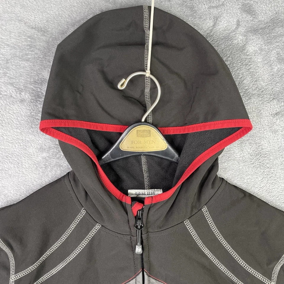 Harley Davidson Jacket Women XL Black Riding Gear Full Zip Performance Hooded - Image 4 of 4