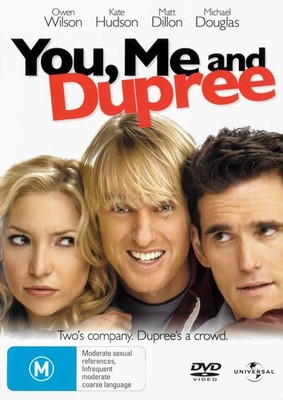 You, Me and Dupree -Rare DVD Aus Stock Comedy New Region 2,4,5
