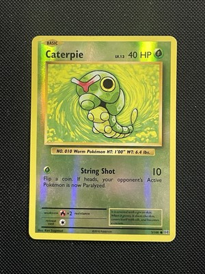 Caterpie 3/108 Reverse Holo XY Evolutions Pokemon TCG MP