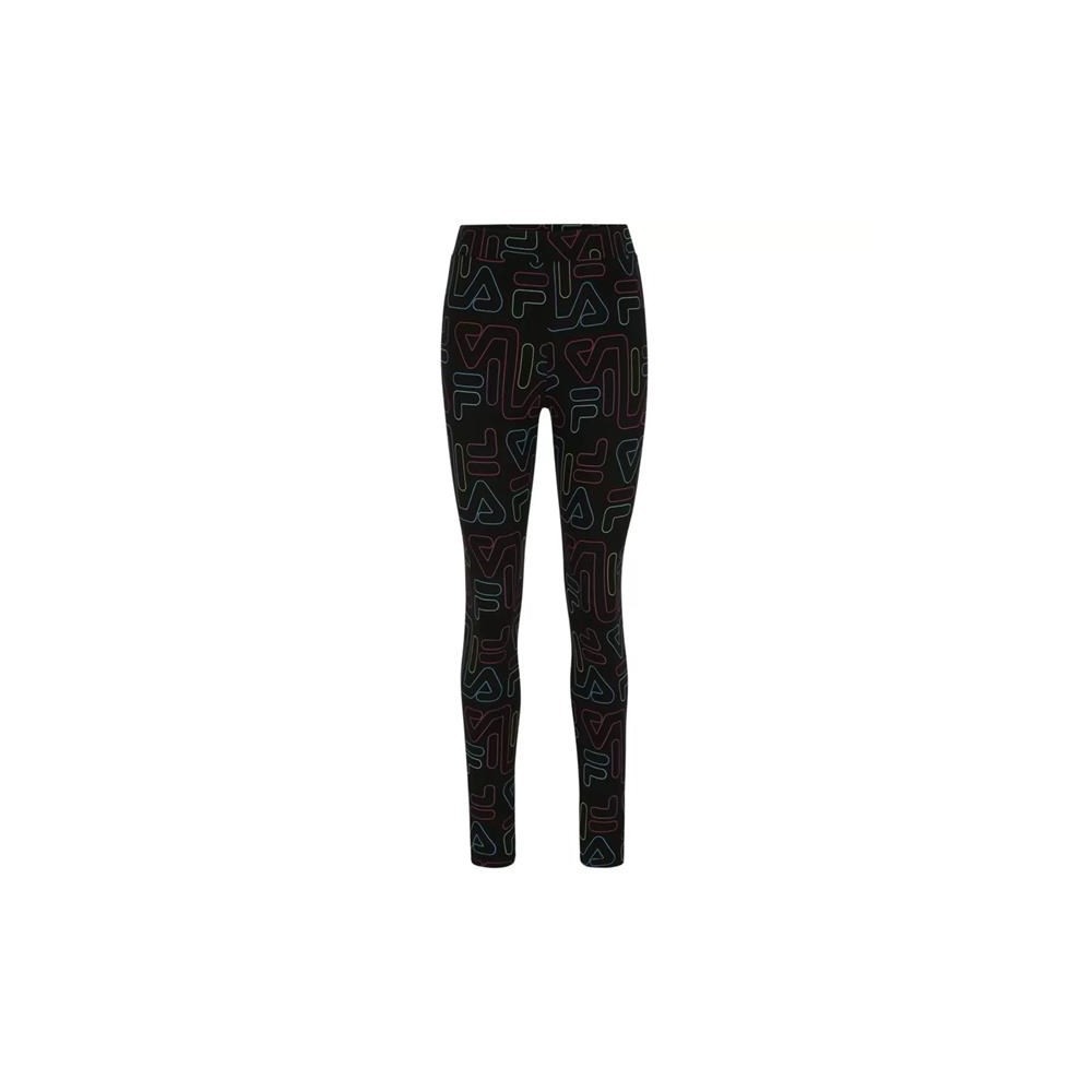 Pantaloni formazione Donna Fila Fiena Aop Leggings W 683490002 Nero