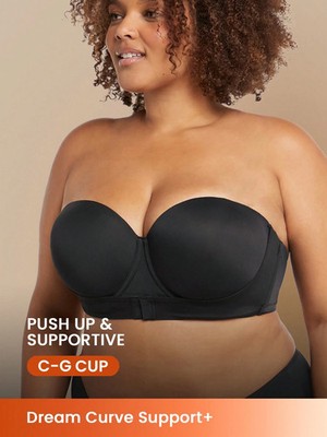 Plus Dream Curve Unterstützung + Strapless Front Close Push Billig24