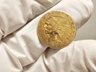 1912 $2.50 Gold Indian Quarter Eagle Coin XF/AU