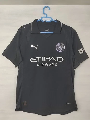 MANCHESTER CITY FC 2025-26 AWAY AUTHENTIC SHIRT PUMA JERSEY SOCCER SIZE L
