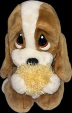 RARE Applause Sad Sam Dog Plush 7  Stuffed Animal Toy Holding Nest No Chick AV