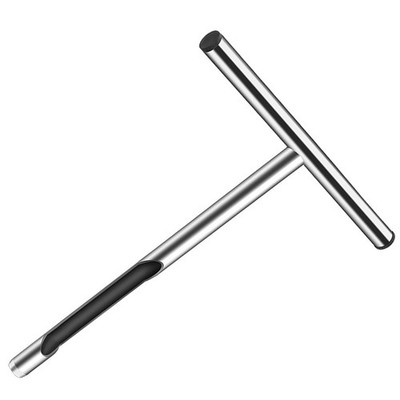 T Handle Soil Sampler Stainless Steel Soil Sampling Probe for Garden Lawn Care