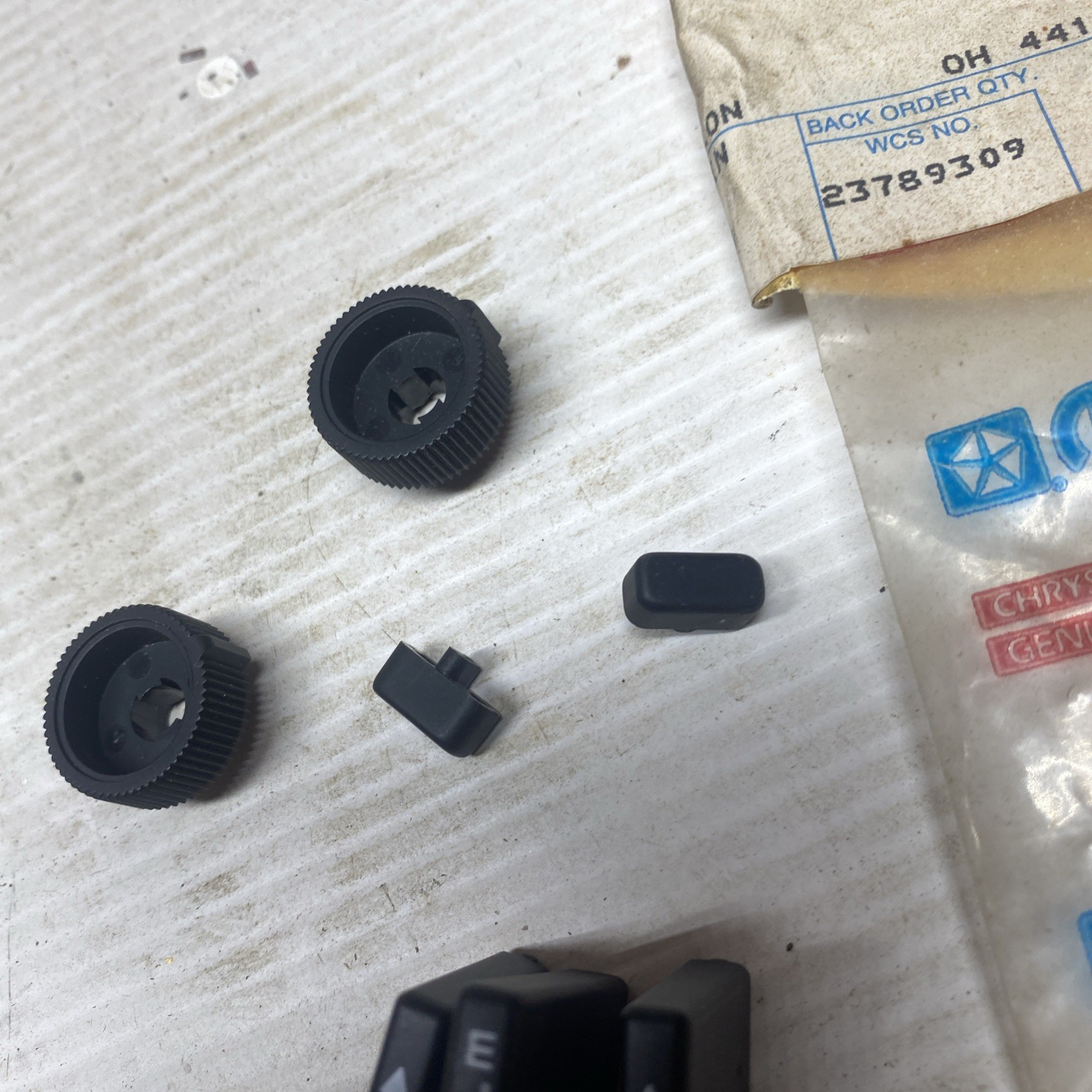 OEM Factory Mopar 4494019 Radio Cassette Knob Dodge Jeep Plymouth Chrysler