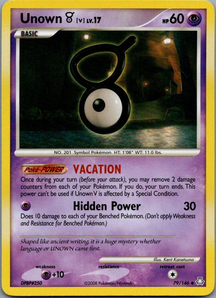 Unown (V) Uncommon Legends Awakened 79/146 NM