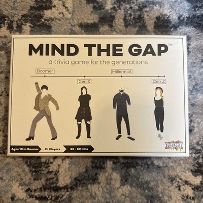 Mind The Gap A Trivia Game For The Generations Board Game Spin Master *New*