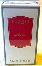 FLORIS SANTAL EAU DE TOILETTE 50ML BRAND NEW BOXED & CELLOPHANE SEALED.