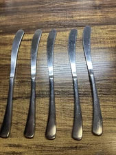 Studio William LARCH SATIN Stainless Silverware CHOICE Flatware 5 Butter Knives