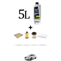 Hoffcar Servicekit 4 Filter Und 5L ÖL FüR Opel Insignia 2.0 Cdti 140KW Ab 200