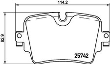 NEU - BREMBO P36033 Bremsbelagsatz, Scheibenbremse für JAGUAR
