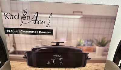 14 Qt Kitchen Aid Roaster / New /Adjustable Temp ,Removable Roasting Pan