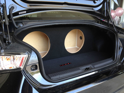 For a Subaru BRZ - Custom Sub Box Subwoofer Enclosure for 2 10'' Subs