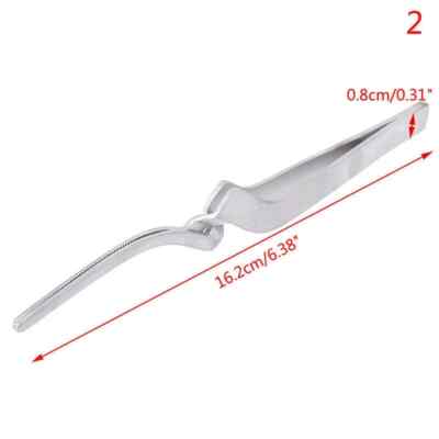 10Pcs Dental Articulating Paper Holder Offset Curved Tool Forceps Tweezers