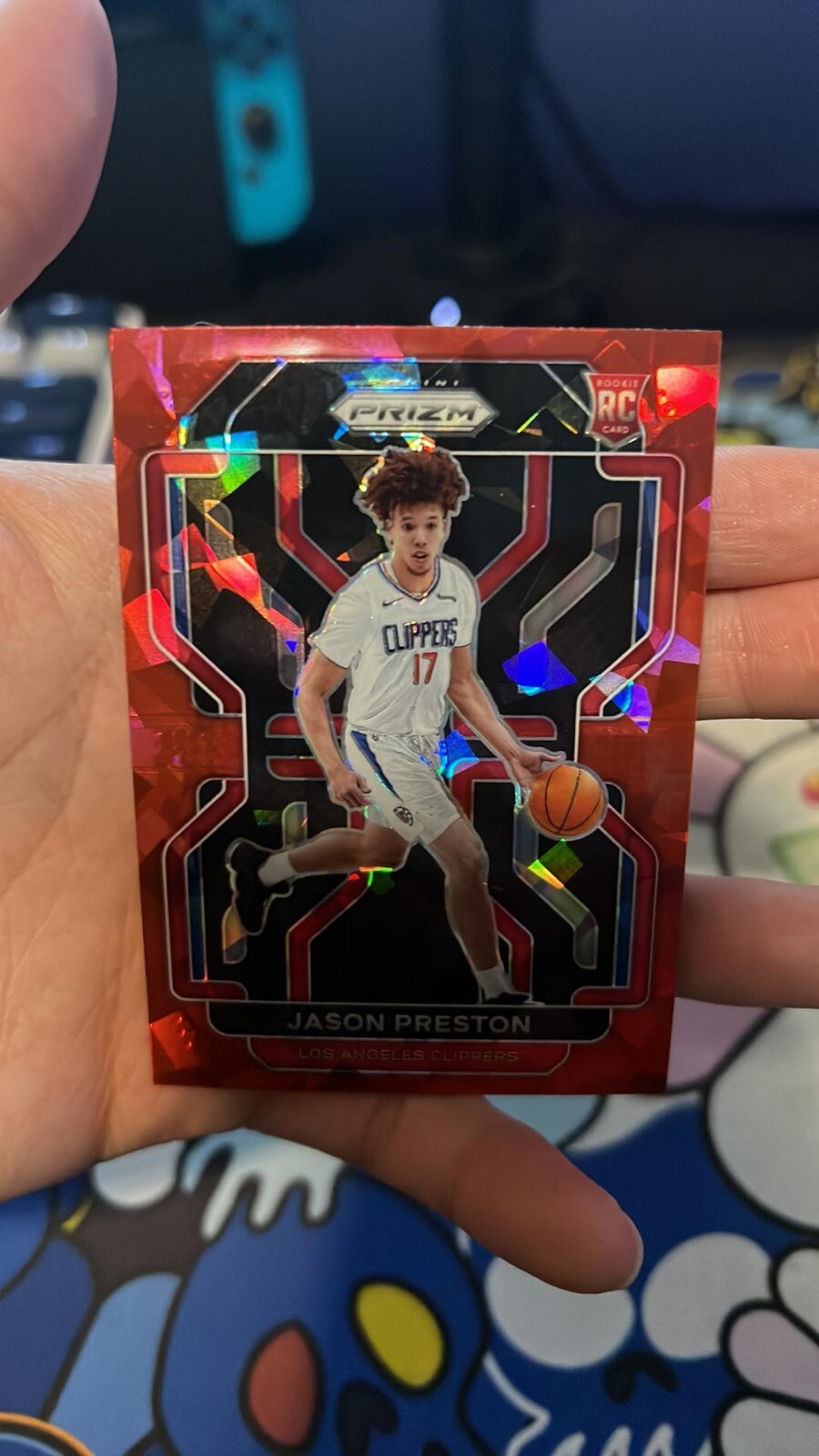 JASON PRESTON 2021-22 Panini Prizm RC Rookie RED ICE PRIZM #327