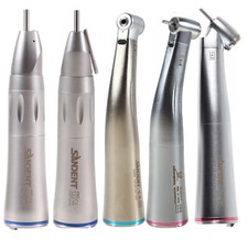 Dental 1:1/1:4.2/1:5 Increasing Fiber Optic LED Contra Angle Handpiece UPS