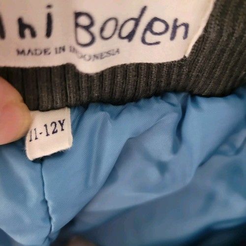 MINI BODEN Lined Hunting Snow Ski Blue Ice Camouflage Pants Sz 11 12 Y Youth - Picture 10 of 10