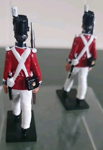 W.BRITAIN 43155 COLDSTREAM REGIMENT OF FOOT GUARDS ENLISTED MEN MARCHING MIB VGC - Picture 10 of 22