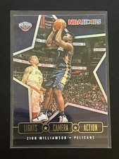 Nba Hoops 20-21 Zion Williamson Gold Foil Lights Camera Action
