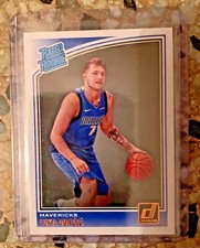 2018 Donruss Luka Doncic Tarjeta de novato Royal Crown Mav