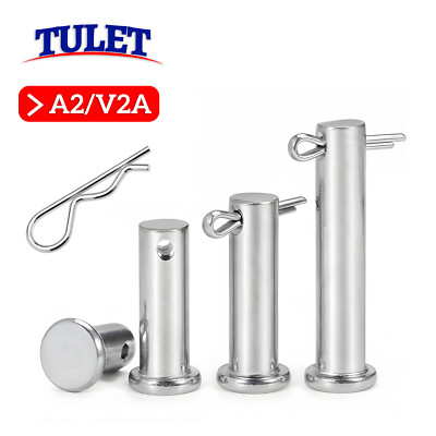 Steckbolzen Splinte Stecksplint Federstecker Edelstahl V2A Sicherungsbolzen