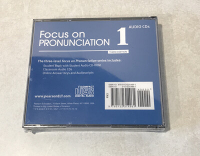 Focus On Pronunciation 1 Third Edition Audio CD's Four Disc W