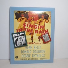 SINGIN IN THE RAIN POSTER W/ PHOTOS SIGNED 