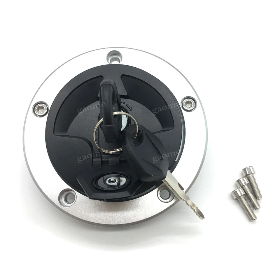 Bloqueo de tapa de gasolina de combustible nuevo para Kawasaki Ninja 650/650R ZX6R ZX10R ZX14/R Z1000 Foto 4 de 4