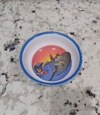 Vintage Batman and Robin 1998 DC Comics Zak Designs Kids Bowl